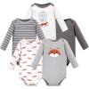 imageHudson Baby babyboys Cotton Longsleeve Bodysuits 5packLittle Fox