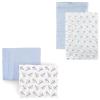 imageMuslin Swaddle Blanket 4PackBlue