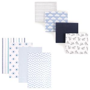 imageFlannel Receiving Blanket 8PackBoy ModernPaper Airplane