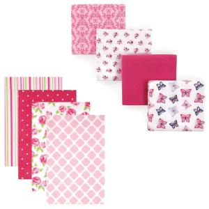 imageFlannel Receiving Blanket 8PackRoseButterflies