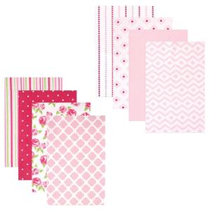 imageFlannel Receiving Blanket 8PackRoseGirl Modern