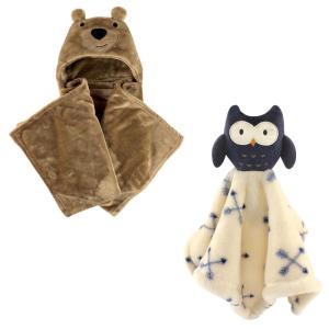 imageHooded Blanket ampamp Security BlanketBearBoy Owl