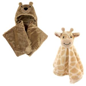 imageHooded Blanket ampamp Security BlanketBearGiraffe