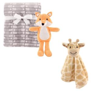 imageHudson Baby Plush Blanket Security Blanket ampamp ToyBoy FoxGiraffe
