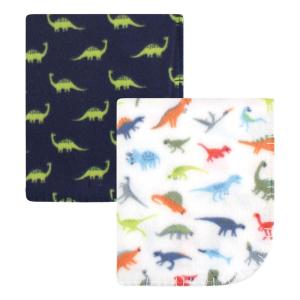 imageHudson Baby Unisex Baby Fleece Blankets Woodland One SizeDinosaurs