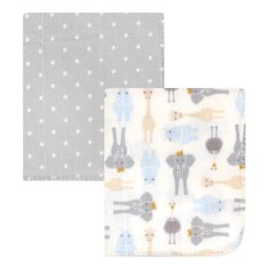 imageHudson Baby Unisex Baby Fleece Blankets Woodland One SizeRoyal Safari