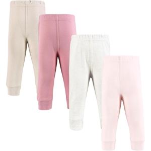 imageHudson Baby Unisex Baby and Toddler Cotton Pants and LeggingsMauve Neutral