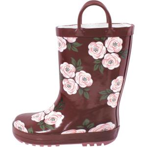 imageHudson Baby Unisex Baby and Toddler Rain BootsBurgundy Floral