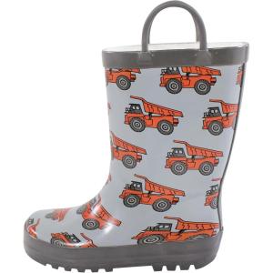 imageHudson Baby Unisex Baby and Toddler Rain BootsDump Truck