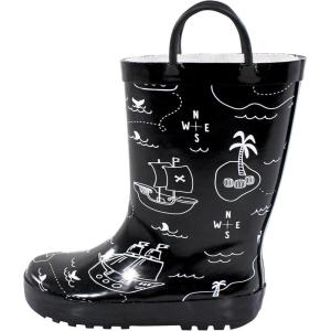 imageHudson Baby Unisex Baby and Toddler Rain BootsFun Pirate
