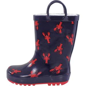 imageHudson Baby Unisex Baby and Toddler Rain BootsLobsters