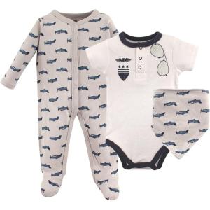 imageHudson Baby babyboys Av2024hudson Baby Unisex Baby Cotton Sleep and Play Bodysuit and Bandana Bib Set607dbe08Wingman