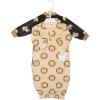 imageHudson Baby Unisex Baby Fleece GownsBrave Lion