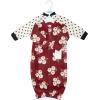 imageHudson Baby Unisex Baby Fleece GownsBurgundy Floral