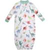imageHudson Baby Unisex Baby Fleece GownsCheerful Dino Friends
