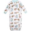 imageHudson Baby Unisex Baby Fleece GownsCute Safari