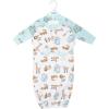 imageHudson Baby Unisex Baby Fleece GownsCute Safari