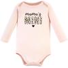 imageHudson Baby Unisex Baby Cotton Bodysuit Pant and Shoe Set Leopard Hearts 03 Months