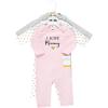 imageHudson Baby Unisex Baby Cotton Coveralls GirlMommy 36 Months