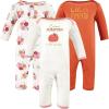 imageHudson Baby Girls Unisex Cotton Coveralls Cutest Pumpkin 1824 Months Cutest Pumpkin 1824 Months US