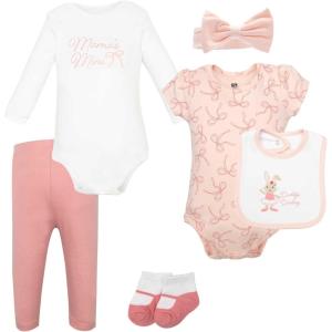 imageHudson Baby Unisex Baby Cotton Layette SetBallet Bows Bunny