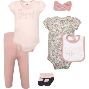 imageHudson Baby Unisex Baby Cotton Layette SetLove My Family