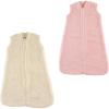 imageHudson Baby Safe Sleep Cozy Warm Wearable Sleeping BagPink Cream Sherpa