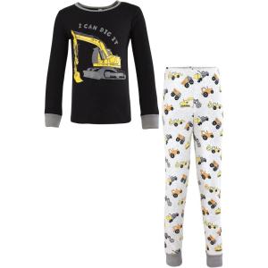 imageHudson Baby unisexbaby Cotton Pajama SetConstruction