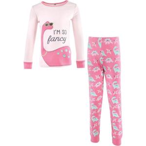 imageHudson Baby unisexbaby Cotton Pajama SetGirl Dino