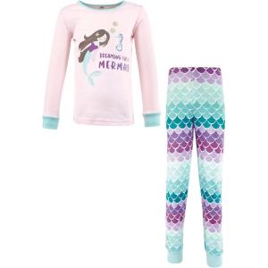 imageHudson Baby unisexbaby Cotton Pajama SetMermaid