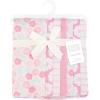 imageHudson Baby Infant Girls Cotton Flannel Burp Cloths 7Pack Pink Daisies One Size