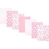 imageHudson Baby Infant Girls Cotton Flannel Burp Cloths 7Pack Pink Daisies One Size