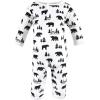 imageHudson Baby Unisex baby Cotton Coveralls Bear Gray Black 912 Months Baby Bear Gray Black 912 Months US