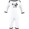 imageHudson Baby Unisex baby Cotton Coveralls Bear Gray Black 912 Months Baby Bear Gray Black 912 Months US