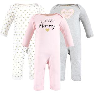 imageHudson Baby Unisex Baby Cotton CoverallsGirl Mommy