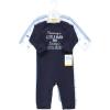 imageHudson Baby Girls Unisex Cotton Coveralls Newest Family Member 36 Months Newest Family Member 36 Months US