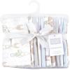 imageHudson Baby Cotton Flannel Burp Cloths 10Pack Modern Safari Friends One Size