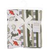 imageHudson Baby Cotton Flannel Burp Cloths 12Pack Bundle Multi Color Dino One Size