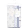 imageHudson Baby Cotton Flannel Burp Cloths 4Pack Little Sea Turtle One Size