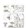 imageHudson Baby Cotton Flannel Burp Cloths 7Pack Wild Safari Adventures One Size