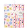 imageHudson Baby Infant Girls Cotton Flannel Burp Cloths 12Pack Bundle Flowers And Strawberries One Size