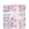imageHudson Baby Infant Girls Cotton Flannel Burp Cloths 7Pack Pink Mint Floral One Size