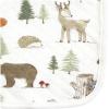 imageHudson Baby Unisex Baby Quilted Cotton Washcloths Pink Safari One SizeForest Animals