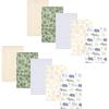 imageHudson Baby Cotton Flannel Burp Cloths 10Pack Wild Leaf Safari One Size