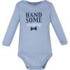 imageHudson Baby Unisex Baby Cotton LongSleeve Bodysuits 5PackHandsome Like Daddy
