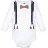 imageHudson Baby Unisex Baby Cotton LongSleeve Bodysuits 5PackHandsome Like Daddy