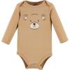 imageHudson Baby Unisex Baby Cotton LongSleeve Bodysuits Dream Big Teddy 1218 Months