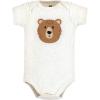 imageHudson Baby unisexbaby Cotton Bodysuits 7packBrown Bear