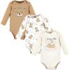imageHudson Baby Unisex Baby Cotton LongSleeve Bodysuits Dream Big Teddy 1218 Months