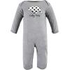 imageHudson Baby Girls Unisex Cotton Coveralls Bear Gray Black 1824 Months Baby Bear Gray Black 1824 Months US